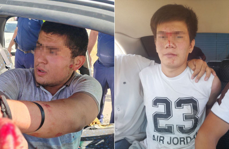 Image of 'In Bo'ka, 2 young men stabbed an NSS officer.'