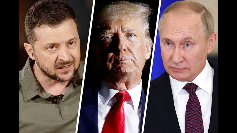 'Trump Putin bilan uchrashuvidan oldin Rossiya yetakchisi Zelenskiy bilan koʻrishishi shart'ning rasmi