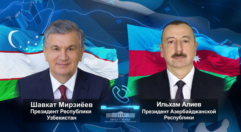 Изрображение 'Президент Узбекистана поздравил лидера и братский народ Азербайджана с историческим событием'
