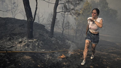 Image of 'Wildfires in Southern Europe are not stopping'