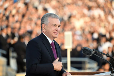 Image of 'The event dedicated to the 34th anniversary of Independence has started at the Yangi Uzbekiston garden.'