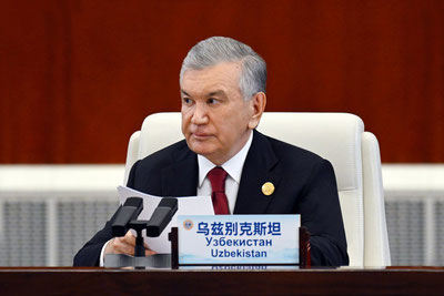 'Шавкат Мирзиёев ШҲТ давлат раҳбарлари иштирокидаги саммитда қатнашди'ning rasmi