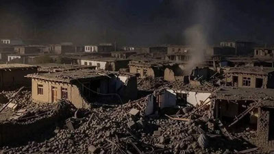 Image of 'A powerful earthquake in eastern Afghanistan: at least 500 people killed'