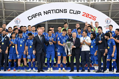Изрображение 'Сборная Узбекистана стала победителем турнира CAFA Nations Cup – 2025'