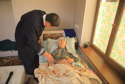Image of 'The 130-year-old Uzbek mother may be entered into the Guinness Book of Records.'