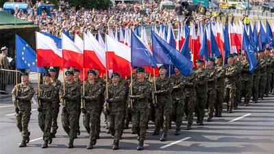 Image of 'Poland has allowed NATO troops to enter the country's territory.'