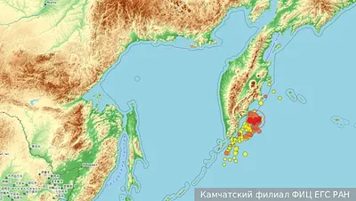Изрображение 'В России на Камчатке произошло сильное землетрясение'