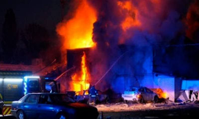 Image of 'Russia struck three regions of Ukraine.'