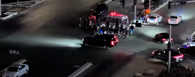 Изрображение 'В Ташкенте столкнулись автомобиль и скутер'