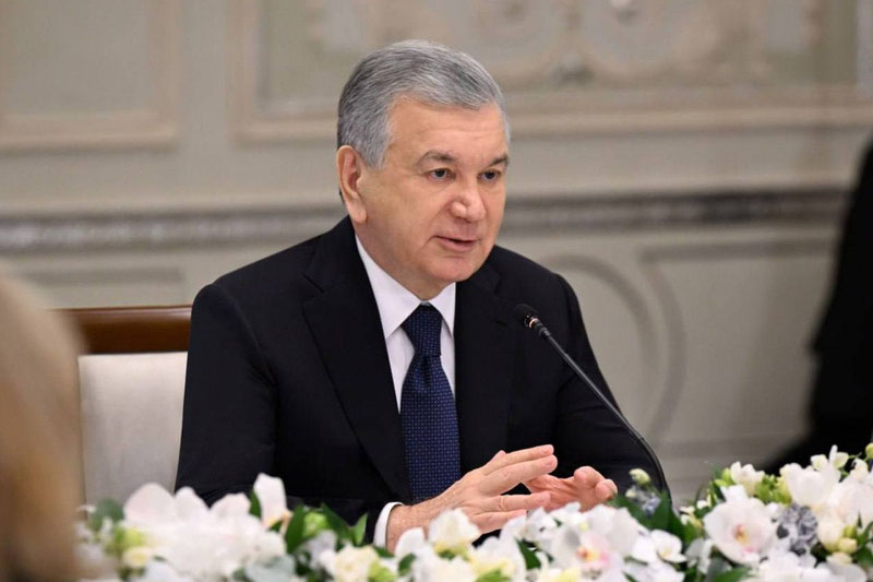 Изрображение 'Лидер Узбекистана принял в Нью-Йорке главу МВФ и президента группы Всемирного банка'