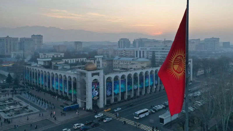 Image of 'The Parliament of Kyrgyzstan dissolved itself.'