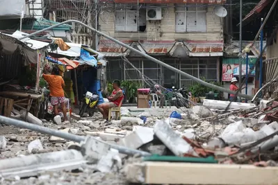 Image of '27 people were killed in the strong earthquake in the Philippines.'