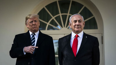 'Трамп Нетаняхуни қоралади'ning rasmi