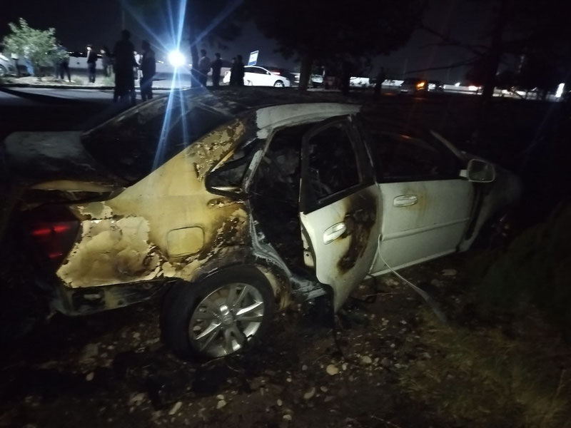 'Fargʻonada ikkita Lacetti toʻqnashishi ortidan ulardan biri yonib ketdi'ning rasmi