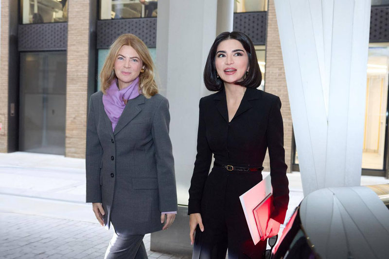 Image of 'Saida Mirziyoyeva met with Baroness Ariane Malard de Rothschild.'