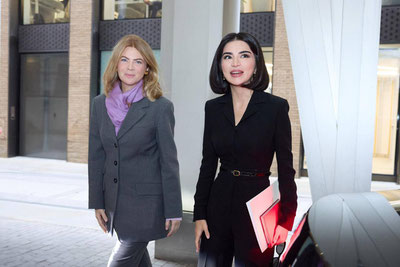 Image of 'Saida Mirziyoyeva met with Baroness Ariane Malard de Rothschild.'