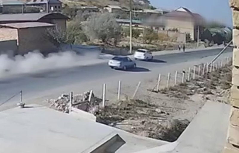 Image of 'A pedestrian was hit by a car in Kashkadarya.'