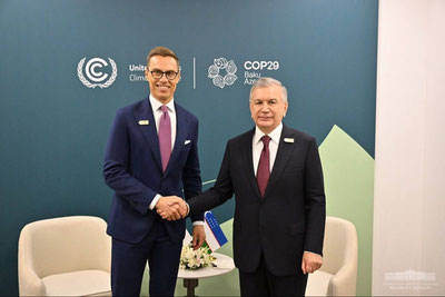 'Finlandiya prezidenti O‘zbekistonga keladi'ning rasmi
