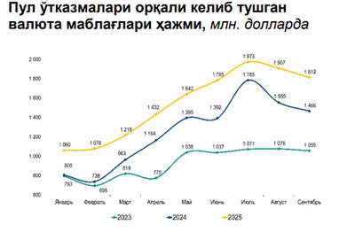 Изрображение 'Объем денежных переводов в этом году составил почти $14 млрд'
