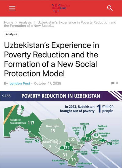 'Oʻzbekistonda qashshoqlikni qisqartirish va yangi ijtimoiy himoya modeli shaklanmoqda'ning rasmi