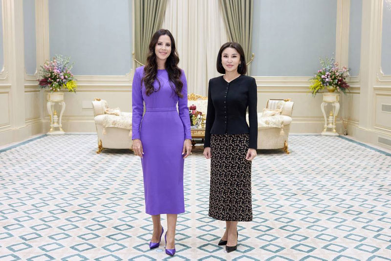 Изрображение 'В Ташкенте прошла встреча первых леди Узбекистана и Сербии'