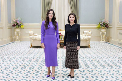 Изрображение 'В Ташкенте прошла встреча первых леди Узбекистана и Сербии'
