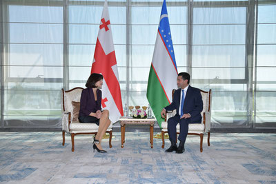 Изрображение 'Главы МИД Узбекистана и Грузии обсудили вопросы сотрудничества'