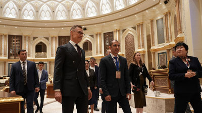 'Finlandiya Prezidenti Oʻzbekistondagi Islom sivilizatsiyasi markaziga tashrif buyurdi'ning rasmi