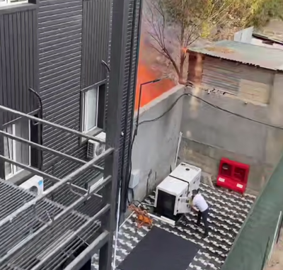 Изрображение 'В Ташкенте ликвидировали возгорание на улице Олтинтепа'