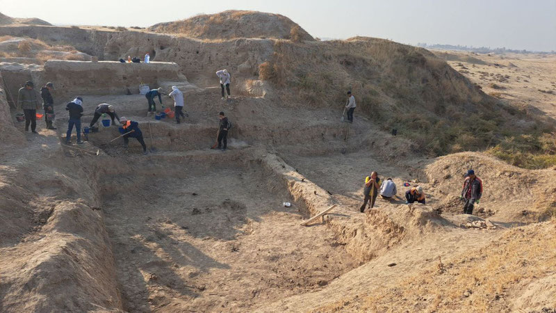 Изрображение 'В Ташкентской области обнаружены храм и военное снаряжение V–VII вв'