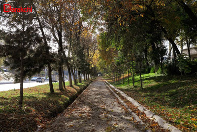 Image of 'Today in Uzbekistan, rainless, cool air temperature is observed.'