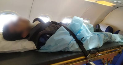 Изрображение 'Возвращен на родину узбекистанец, получивший тяжелую травму головы в Екатеринбурге'