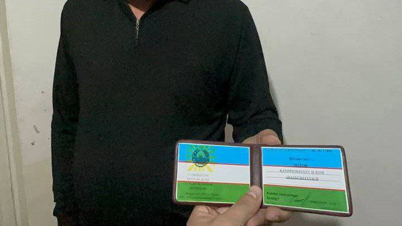 Image of 'In Andijan, those who prepared a fake certificate of a customs official to obtain a loan were arrested.'
