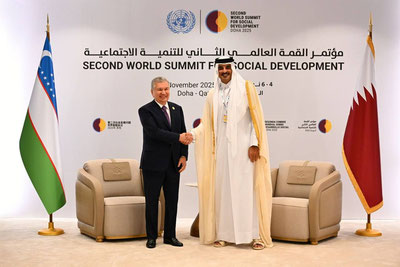 'Ўзбекистон ва Қатар стратегик шерикликни кенгайтиради'ning rasmi