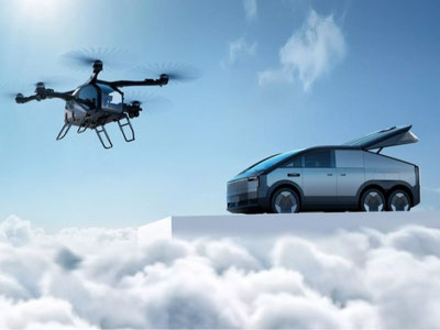Image of 'In China, the mass production of flying cars has begun.'