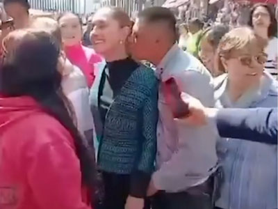 Изрображение 'Президент Мексики стала жертвой сексуального домогательства на улице (видео)'