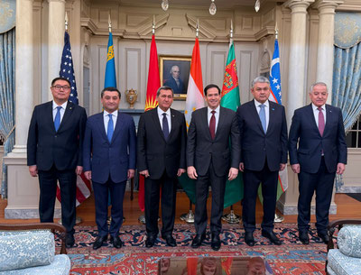 Изрображение 'В Госдепартаменте США прошёл прием министров иностранных дел стран Центральной Азии'