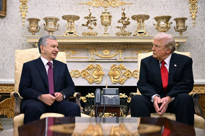 'Mirziyoyev va Trump strategik sheriklikni yangi bosqichga ko‘tarishga kelishdi'ning rasmi