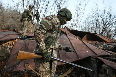 Image of 'An Uzbek man who fought in the Russian army has been detained.'