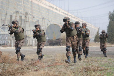 Image of 'The U.S. is planning to build a large military base on the Gaza border.'