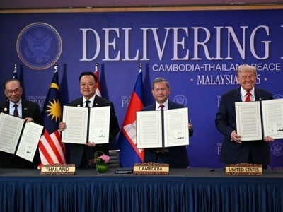 Image of 'The peace agreement between Thailand and Cambodia has been annulled.'