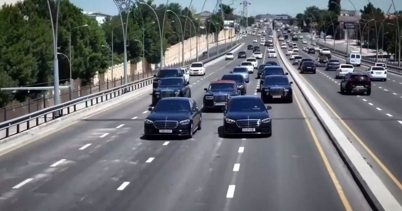 Изрображение 'В Намангане 50 водителей оштрафованы за нарушение правил в свадебном кортеже'