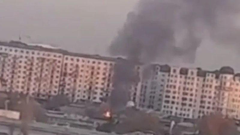 Изрображение 'В Ташкенте в одном из домов произошел пожар'