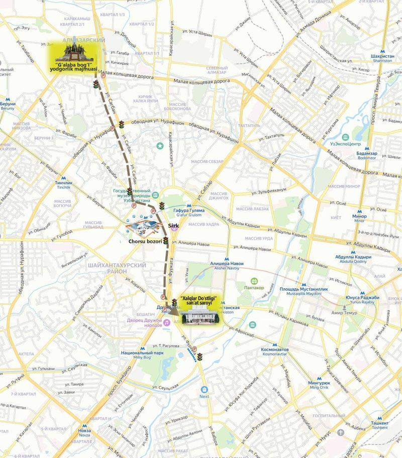 Изрображение 'Из-за праздничного шествия в Ташкенте ограничат движение на некоторых улицах'