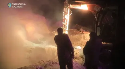 Изрображение 'В Андижанской области демонтировали незаконно работающие известковые печи'