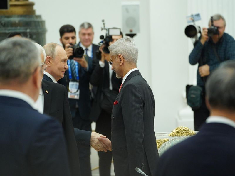 Image of 'Jaishankar meets President Putin; calls for zero tolerance on terrorism at SCO summit'