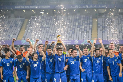 Изрображение 'Узбекистан выиграл турнир в ОАЭ, обыграв Иран в серии пенальти'