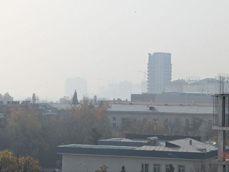 Изрображение 'Качество воздуха в Ташкенте остается на уровне "очень вредного для здоровья"'