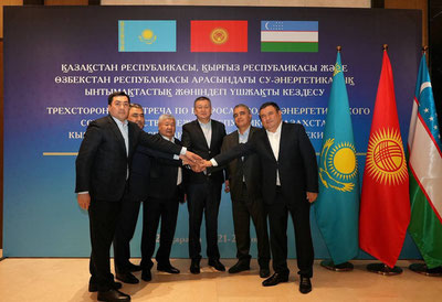 Изрображение 'Узбекистан, Казахстан и Кыргызстан договорились о поставках электроэнергии и совместном управлении водными ресурсами'
