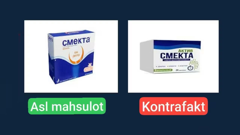Image of 'The producer of counterfeit "Smecta" in Uzbekistan was fined.'